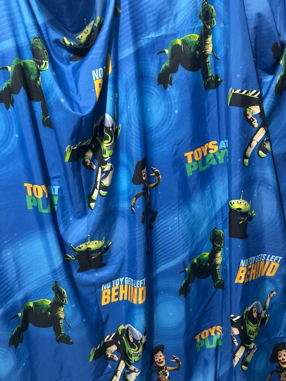 Disney Toy Story Blue Kids Bedding Sheet flat only